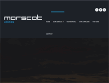 Tablet Screenshot of morscotutilities.co.uk